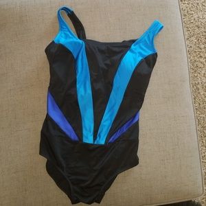 Plus size Multicolor 1-piece Bathing Suit